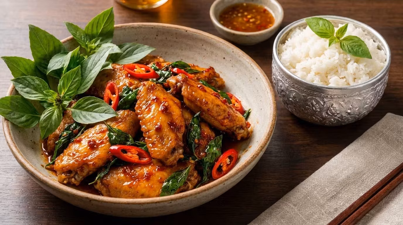 Pad Nam Prik Pao - Paistettu chilitahna