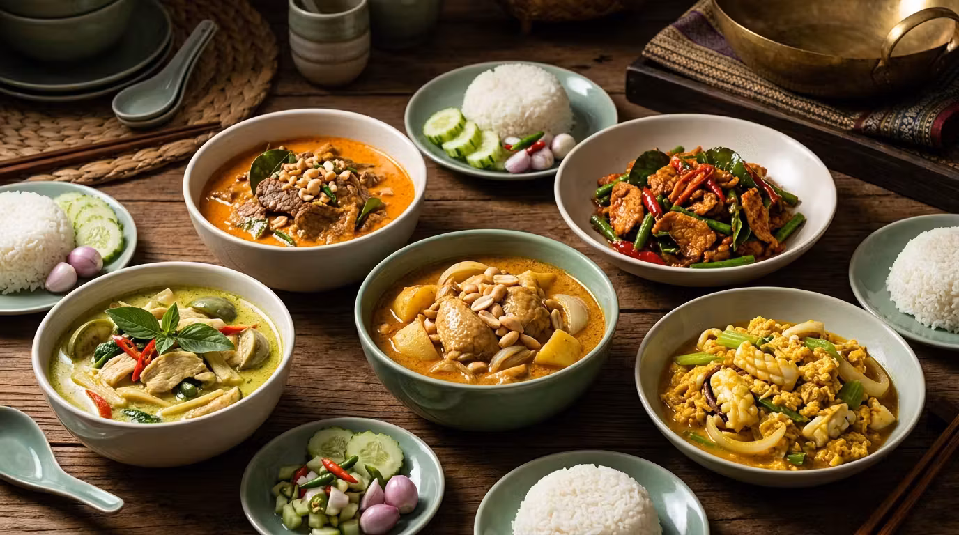 Thaimaalainen curry-opas